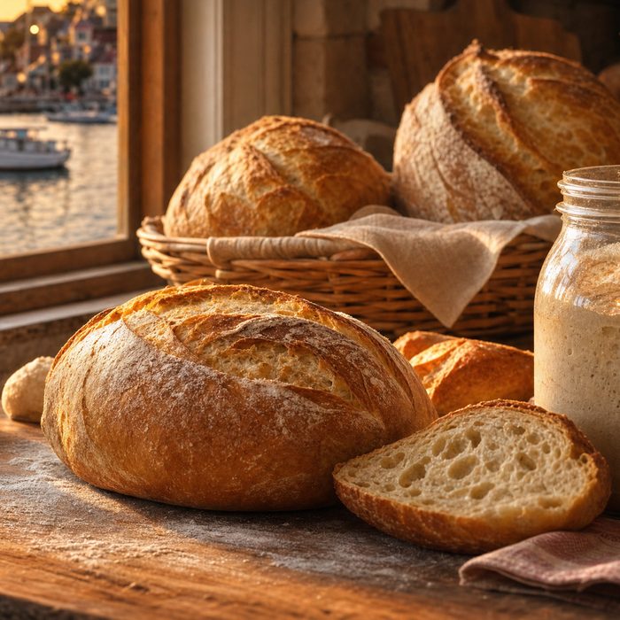 A family bakery at dawn